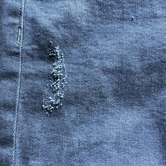 Hudson Krista Ankle Super Skinny Jeans W32 L27.5 Gray Denim Stretch Distressed - Picture 7 of 8